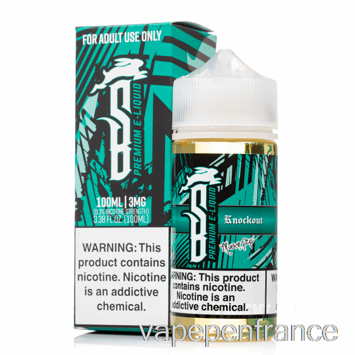 Knockout - Lapin Suicide - Stylo Vape 100 Ml 6 Mg